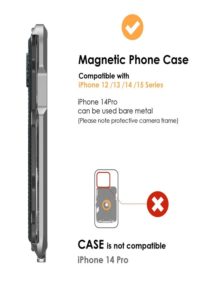 Aulumu G03 Transparently Magnetic Wallet Card Holder | Magnetic Wallet Compatible with MagSafe | Multi Function - Mobile Phone Stand/Grip | Bottle Opener | RFID Shielding Card - Translucent White - Image 3